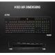 Corsair K100 AIR Wireless, Cherry MX Ultra Low Profile Tactile, US