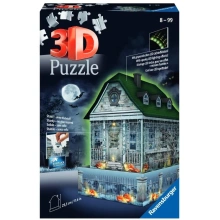 Ravensburger Svítící 3D puzzle Noční edice Strašidelný dům 257 dílků
