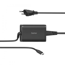 Hama USB-C Power Delivery, 5–20 V, 65 W, černá