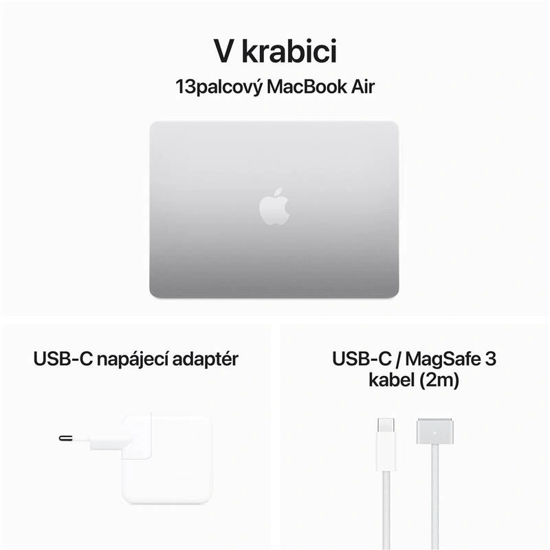 Apple MacBook Air 13" M3 10-GPU 8GB 512GB, Silver