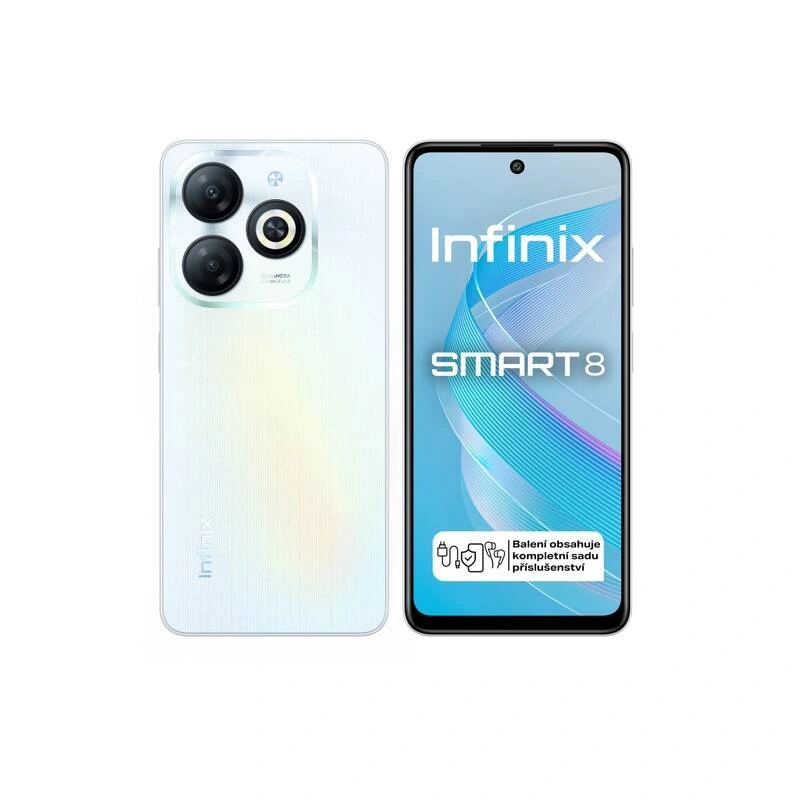 Infinix Smart 8 3 GB / 64 GB, bílá