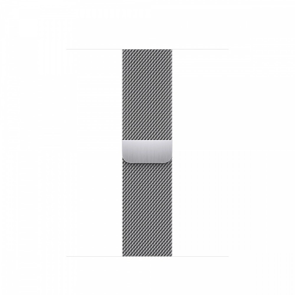Řemínek Apple 41 mm milánský tah, stříbrná