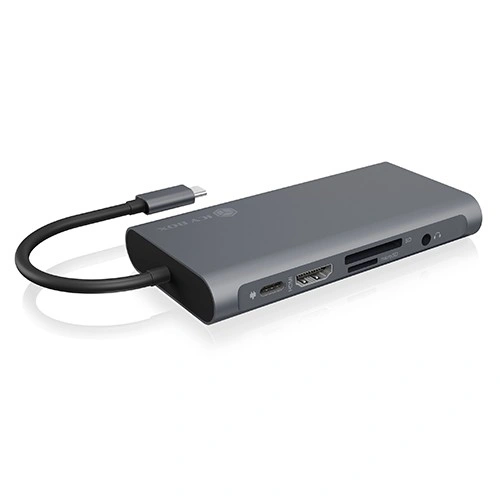ICY BOX dokovací stanice IB-DK4040-CPD USB-C DockingStation with 2 video outputs