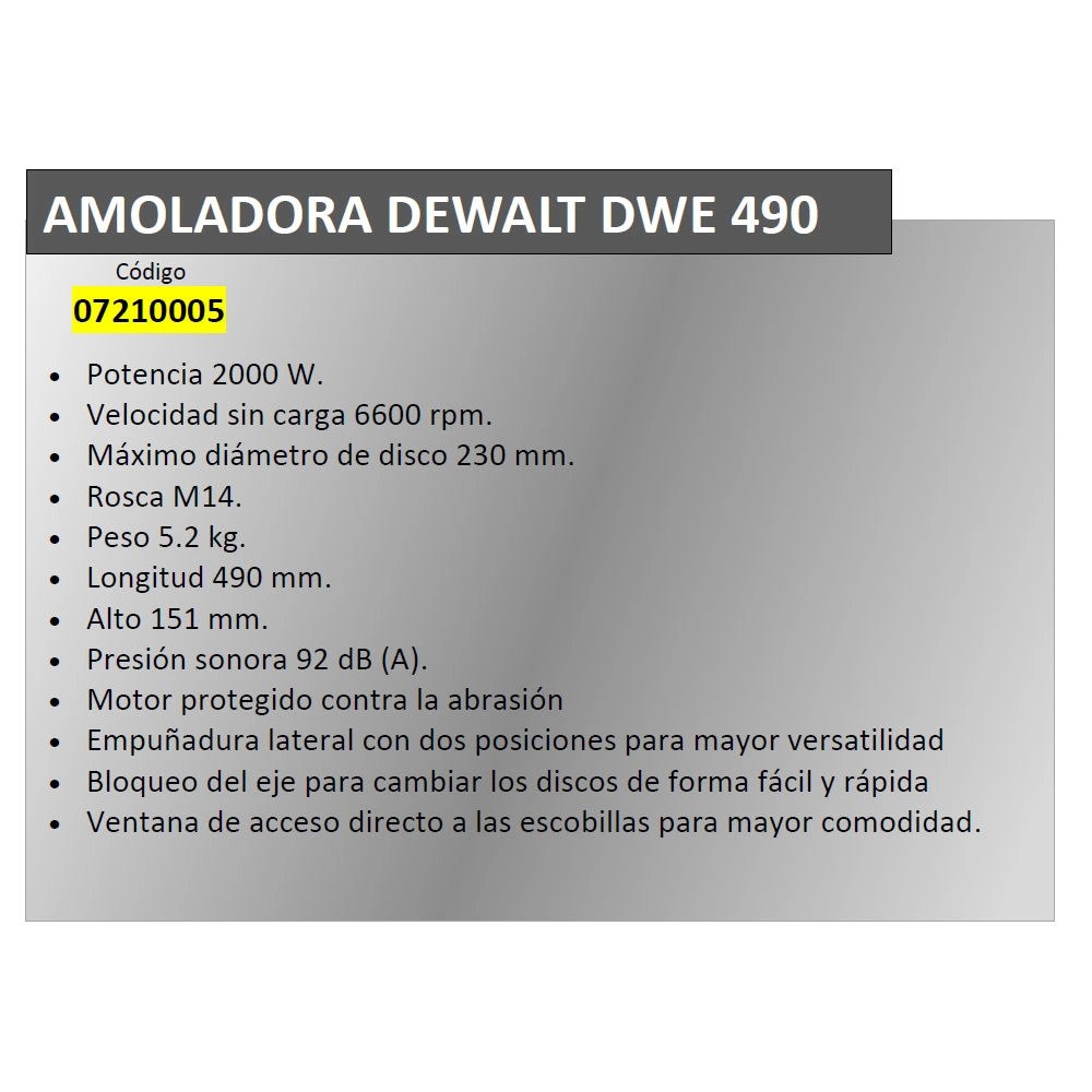 DeWalt DWR490