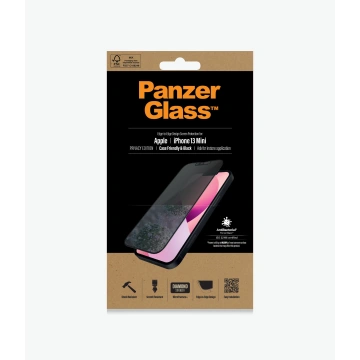 PanzerGlass Apple iPhone 13 mini Case Friendly Privacy AB, Black