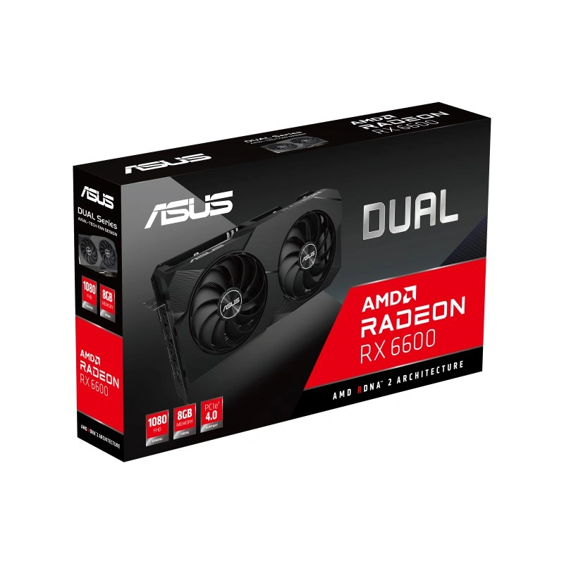 Asus Radeon DUAL-RX6600-8G, 8GB GDDR6