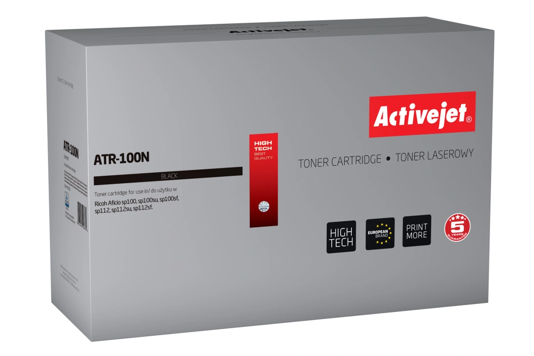 Tonerová kazeta Activejet ATR-100N (kompatibilní s Ricoh 407166; Supreme; 1200 stran; černá)