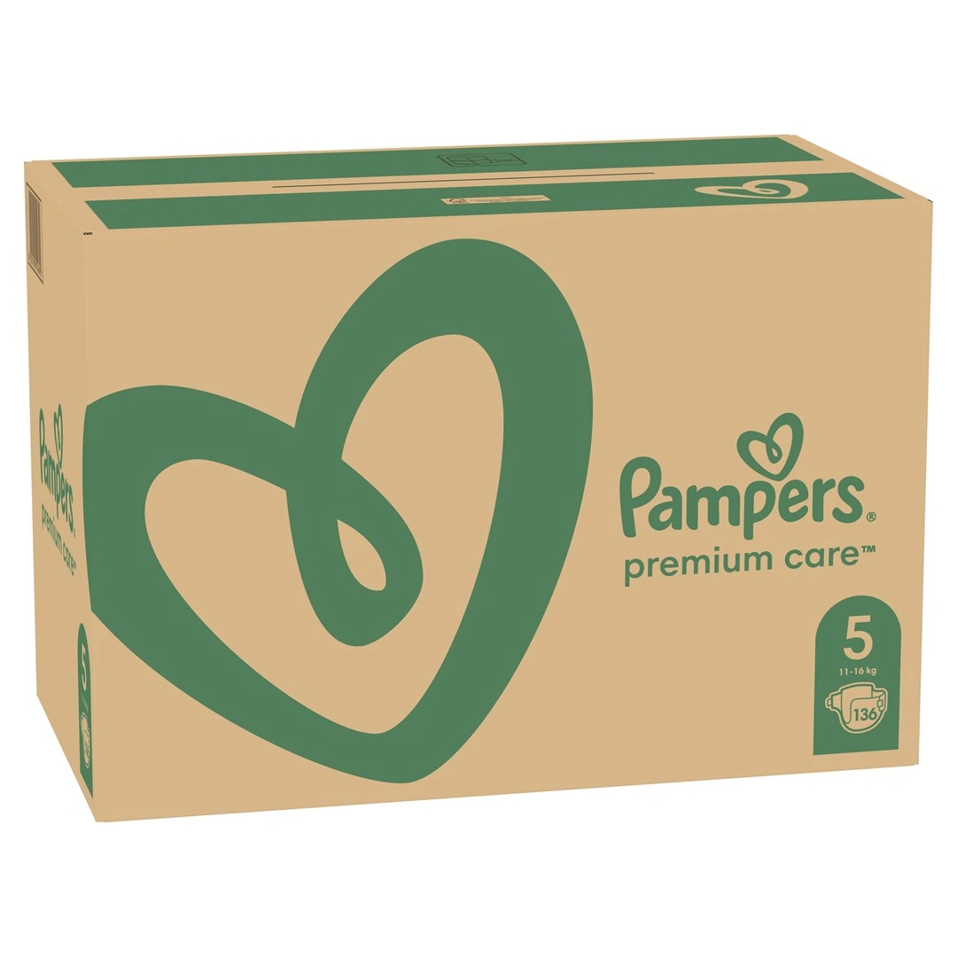 Pampers Premium Care plenky vel. 5 (148 ks plenek) 11-16 kg Měsíční balení