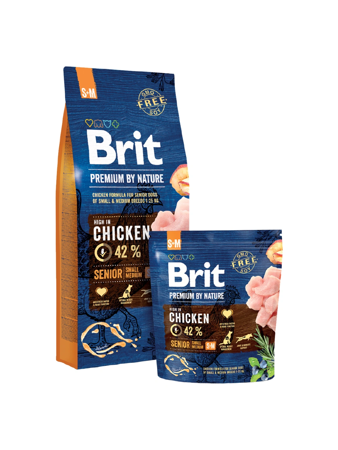 Brit Premium by Nature Senior S+M - 8 kg