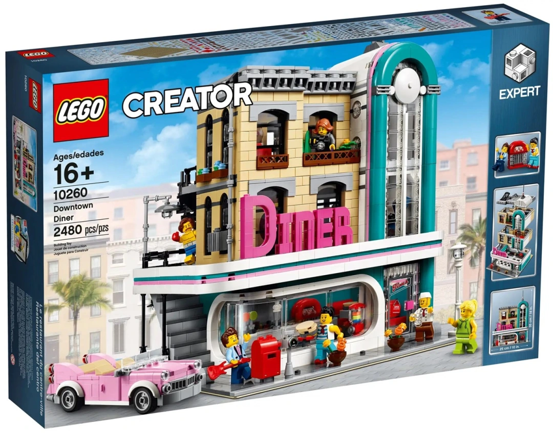 LEGO CREATOR EXPERT 10260 BISTRO V CENTRU MĚSTA