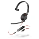 Poly Plantronics Blackwire 5210, USB-A, náhlavní souprava na jedno ucho se sponou
