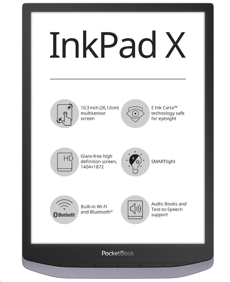 PocketBook Inkpad X Pro 10,3" 32GB WiFi