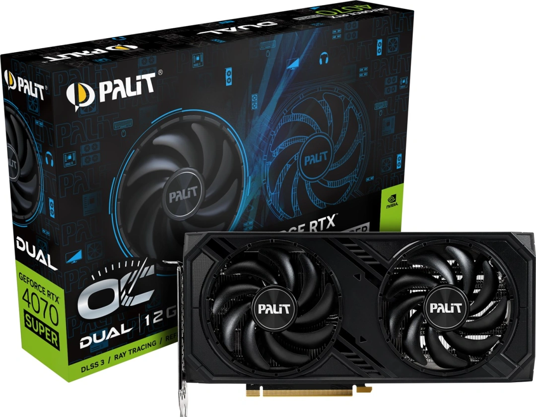PALiT GeForce RTX 4070 Super Dual OC, 12GB GDDR6X