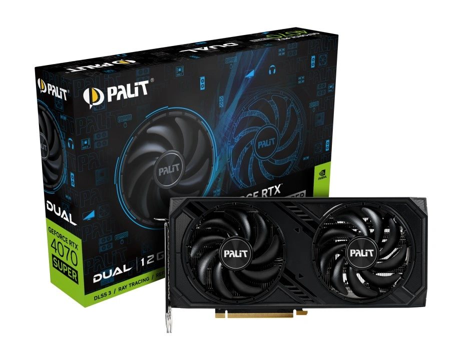 PALiT GeForce RTX 4070 Super Dual, 12GB GDDR6X