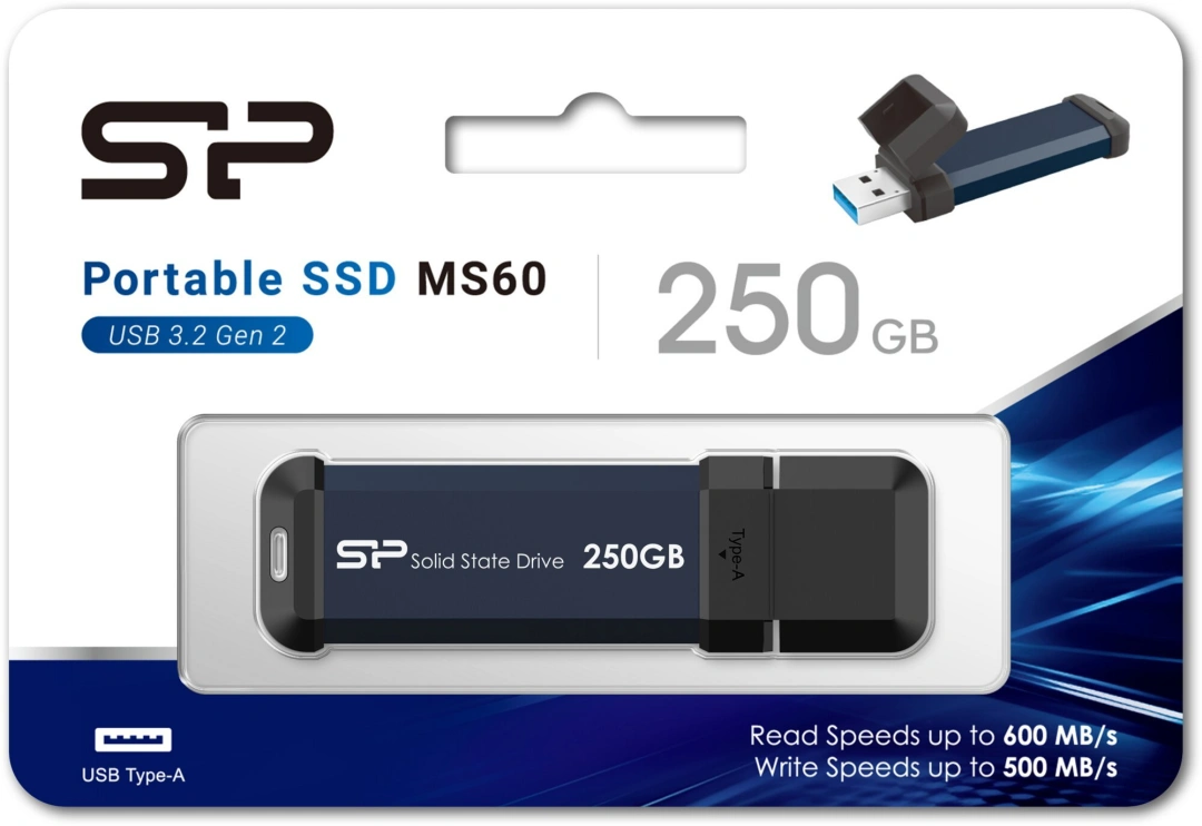 Silicon Power MS60 - 250GB, černá