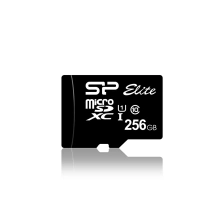 Paměťová karta microSDXC Elite 256GB CL10 UHS-1 (U1) + microSD-SD ADAPTÉR (SP256GBSTXBU1V10SP)