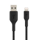 Belkin kabel USB-A - Lightning, M/M, MFi, opletený, 3m, černá