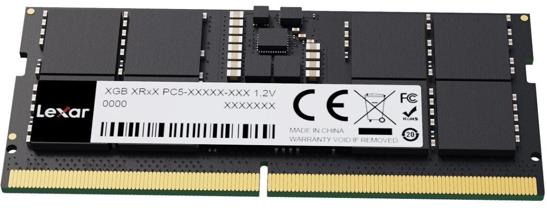 Lexar 16GB DDR5 4800 CL40 SO-DIMM