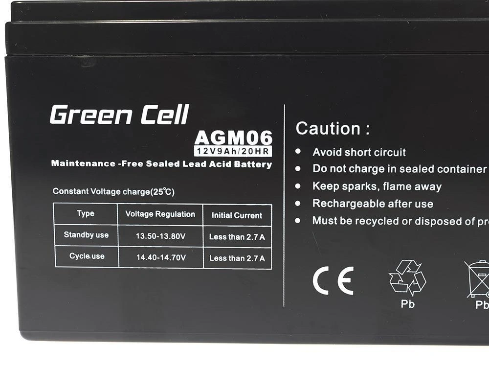 Green Cell AGM 12V 9Ah