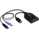KVM switch ATEN KA7169 - USB/DP/LAN s podporou Smart Card