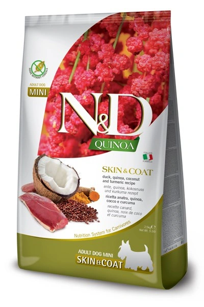 N&D Quinoa DOG Skin & Coat Duck & Coconut Mini 800 g