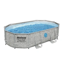 Bestway Bazén Swim Vista s konstrukcí 4,88 x 3,05 x 1,07m set s pískovou filtrací 2m3/hod