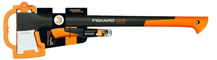 Fiskars štípací sekera X21 + nůž 1025436