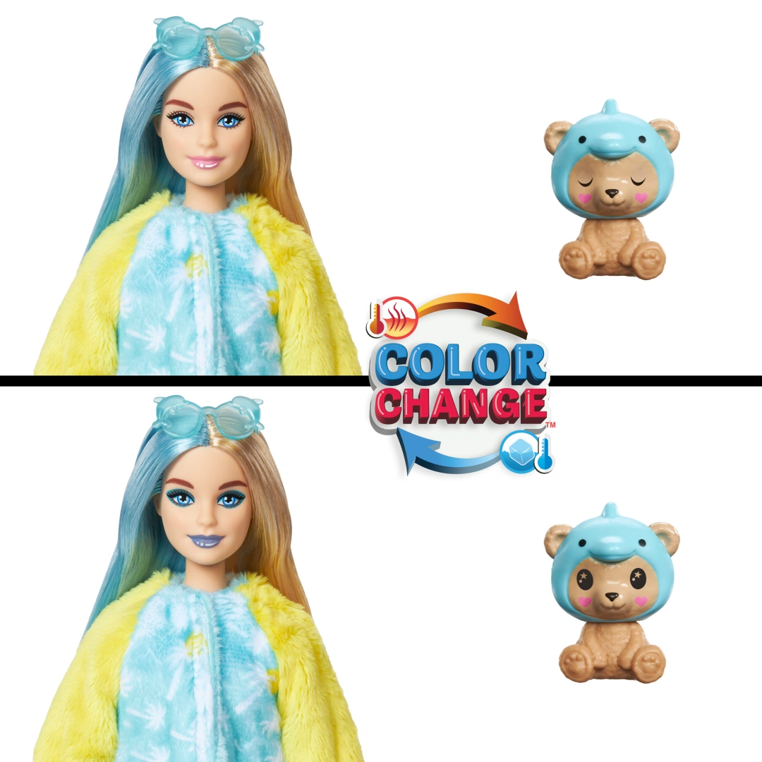 Mattel Barbie Doll Cutie Reveal Dolphin Bear HRK25