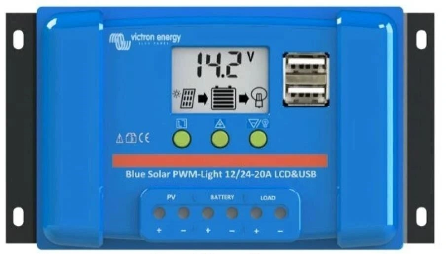 Victron Energy PWM LCD&USB 12/24V-20A