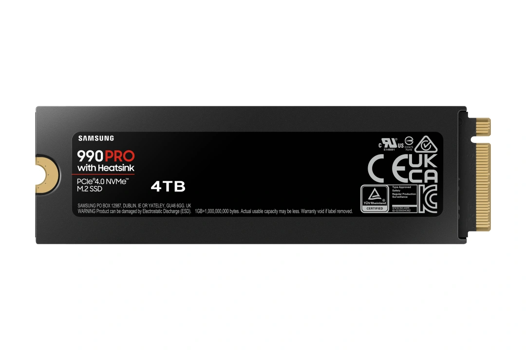Samsung 990 Pro 4TB M.2 NVMe Heat
