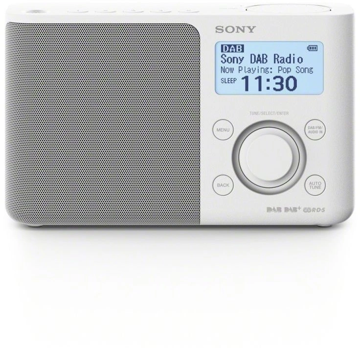 Sony XDR-S61D, bílá