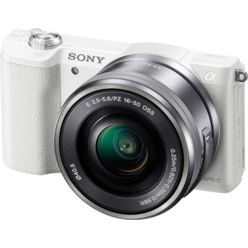 Sony Alpha 5100 + 16-50mm, bílá