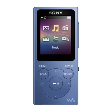 Sony NW-E393R.CEW 4GB - MP4 přehrávač, modrá