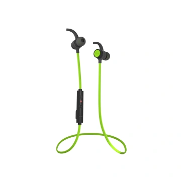 Bezdrátové sluchátka s BT Audictus Endorphine, černo-zelené