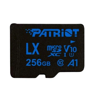 microSDXC Patriot V10 A1, 256GB class 10 U1 90MB/s