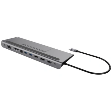 iTec USB-C Metal Low Profile 4K Triple Display Docking Station + Power Delivery 85 W