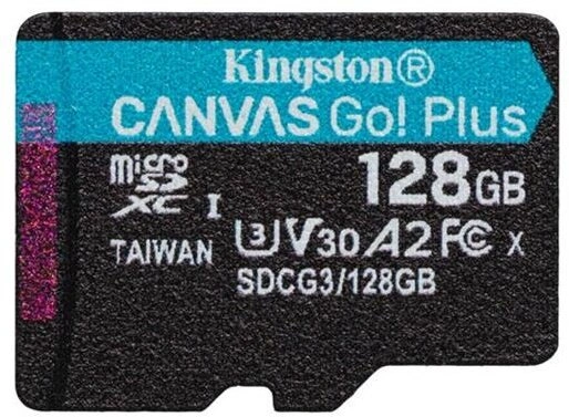 Kingston Micro SDXC Canvas Go! Plus 128GB 170MB/s UHS-I U3