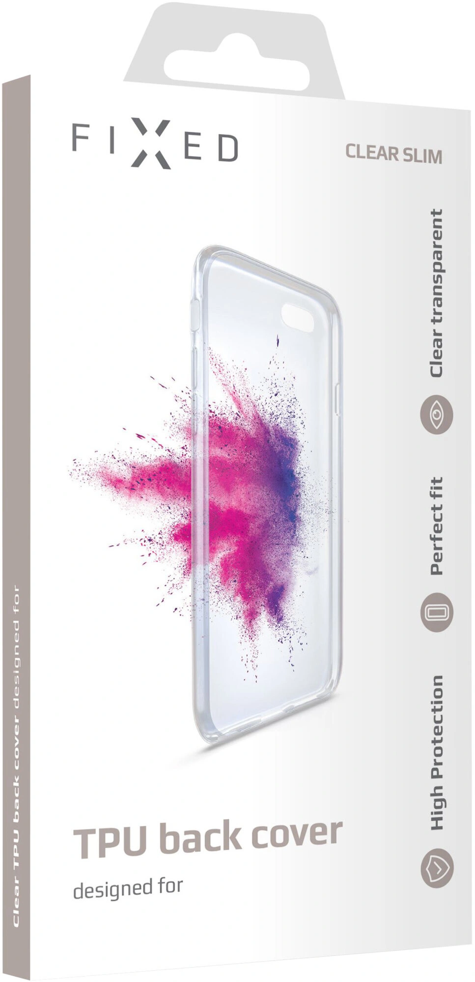 FIXED gelové pouzdro TPU pro Samsung Galaxy S20 FE, čirá