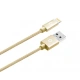 ALIGATOR PREMIUM Datový kabel 2A, Lightning zlatý