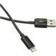 C-TECH kabel USB 2.0 Lightning (IP5 a vyšší) nabíjecí a synchronizační kabel, 1m, černá