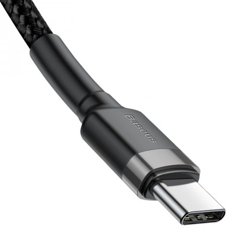Baseus Cafule USB-C/USB-C, PD 2.0 60W, 1m (CATKLF-GG1) černý