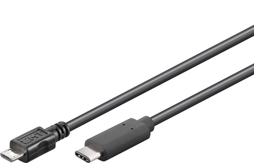 PremiumCord Kabel USB 3.1 konektor C/male - USB 2.0 konektor Micro-B/male, 0,6m