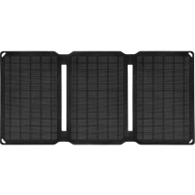 Sandberg solární nabíječka, 2xUSB, 21W, černá