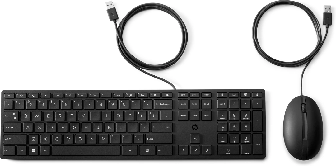 HP 320MK Wired Keyboard and Mouse CZ/SK/ENG (9SR36AA#BCM)