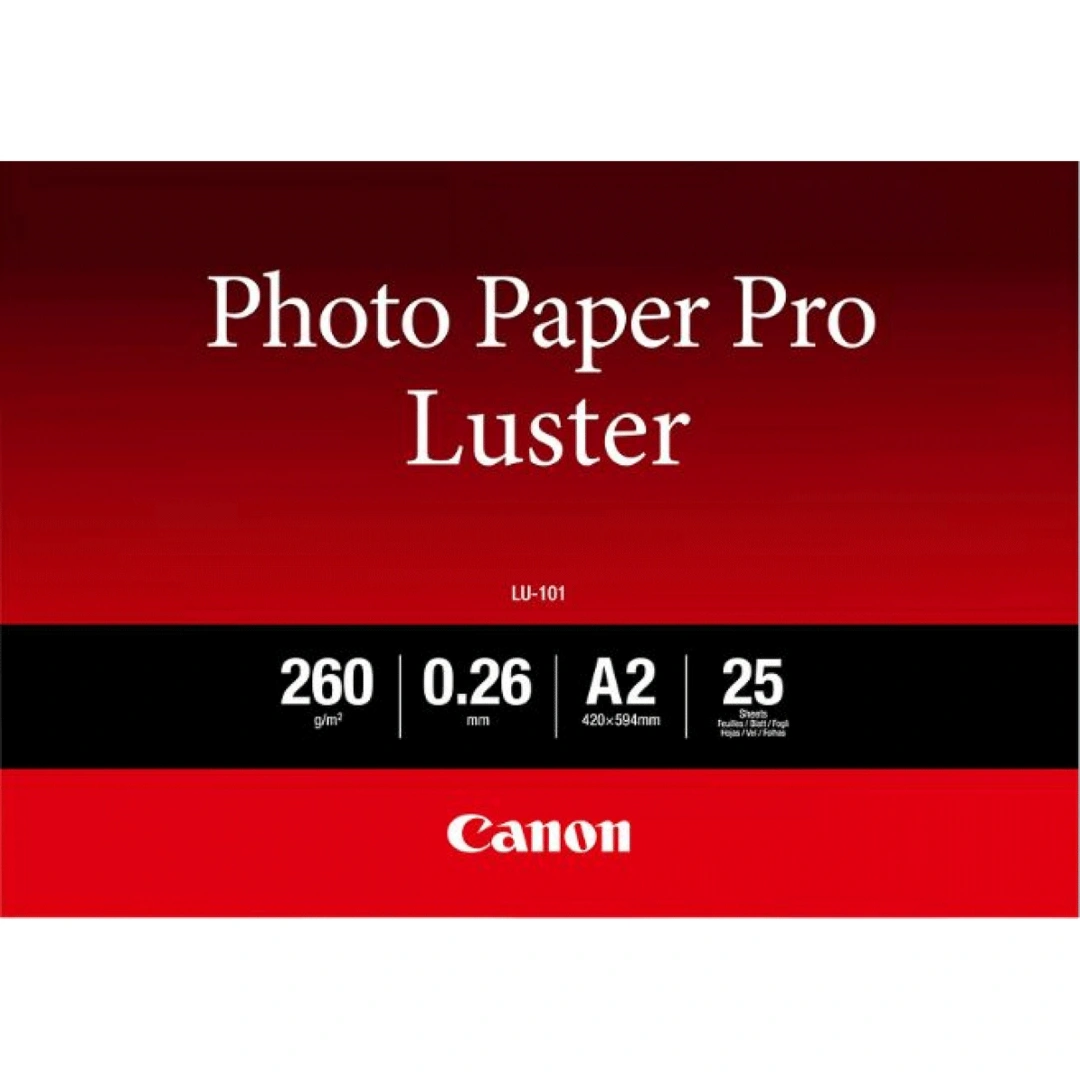 Canon Foto papír LU-101 Luster, A2, 25 ks, 260g/m2, lesklý