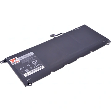 Baterie T6 Power pro notebook Dell JD25G, Li-Poly, 7,6 V, 7368 mAh (56 Wh), černá