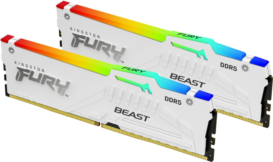 Kingston Fury Beast White RGB DDR5 32GB (2x16GB) 6000 CL36, AMD EXPO