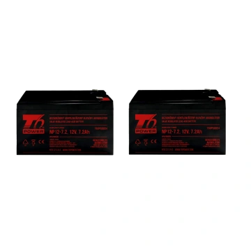 T6 power Sada baterií pro APC Back-UPS RS BR800-IN, VRLA, 12 V