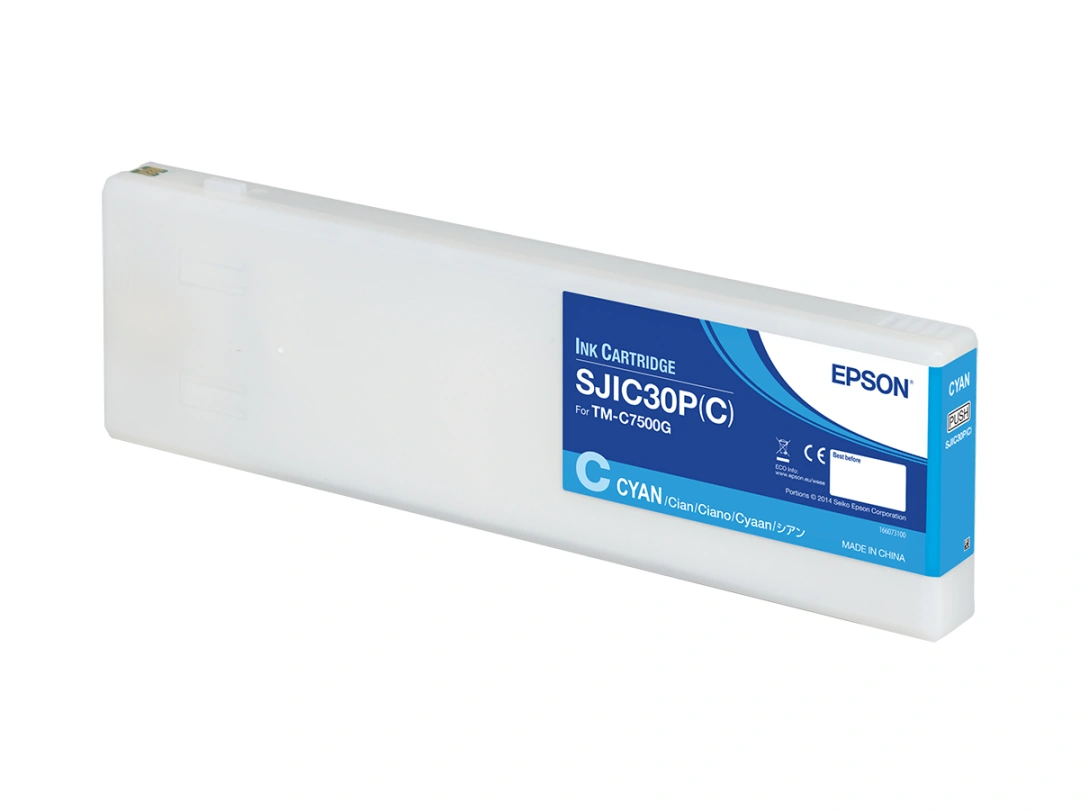 Epson ColorWorks SJIC30P(C) Ink cartridge, cyan, pro CW C7500G