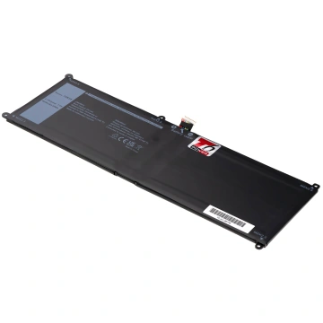 Baterie T6 Power pro notebook Dell 7VKV9, Li-Poly, 7,6 V, 4000 mAh (30 Wh), černá